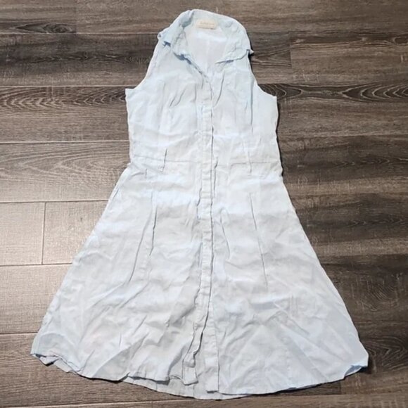 🌷 Cento Lino sleeveless LINEN Dress 🌷 - Picture 1 of 7